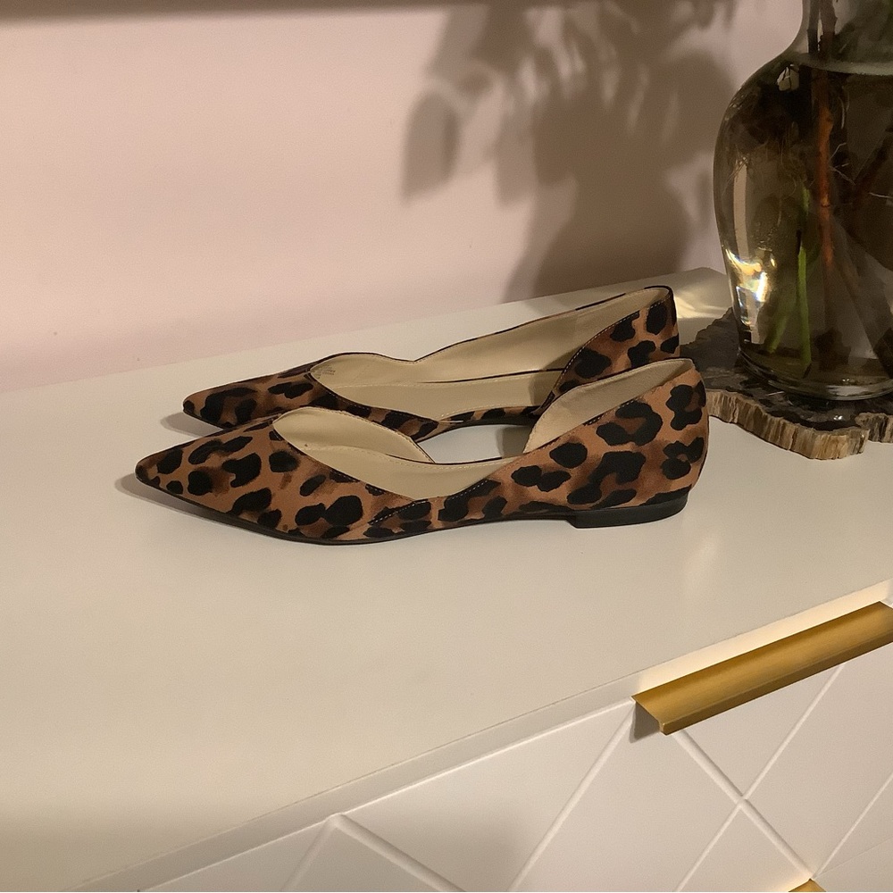 Leopard Print Women's Flats size10M - Picture 3 of 5